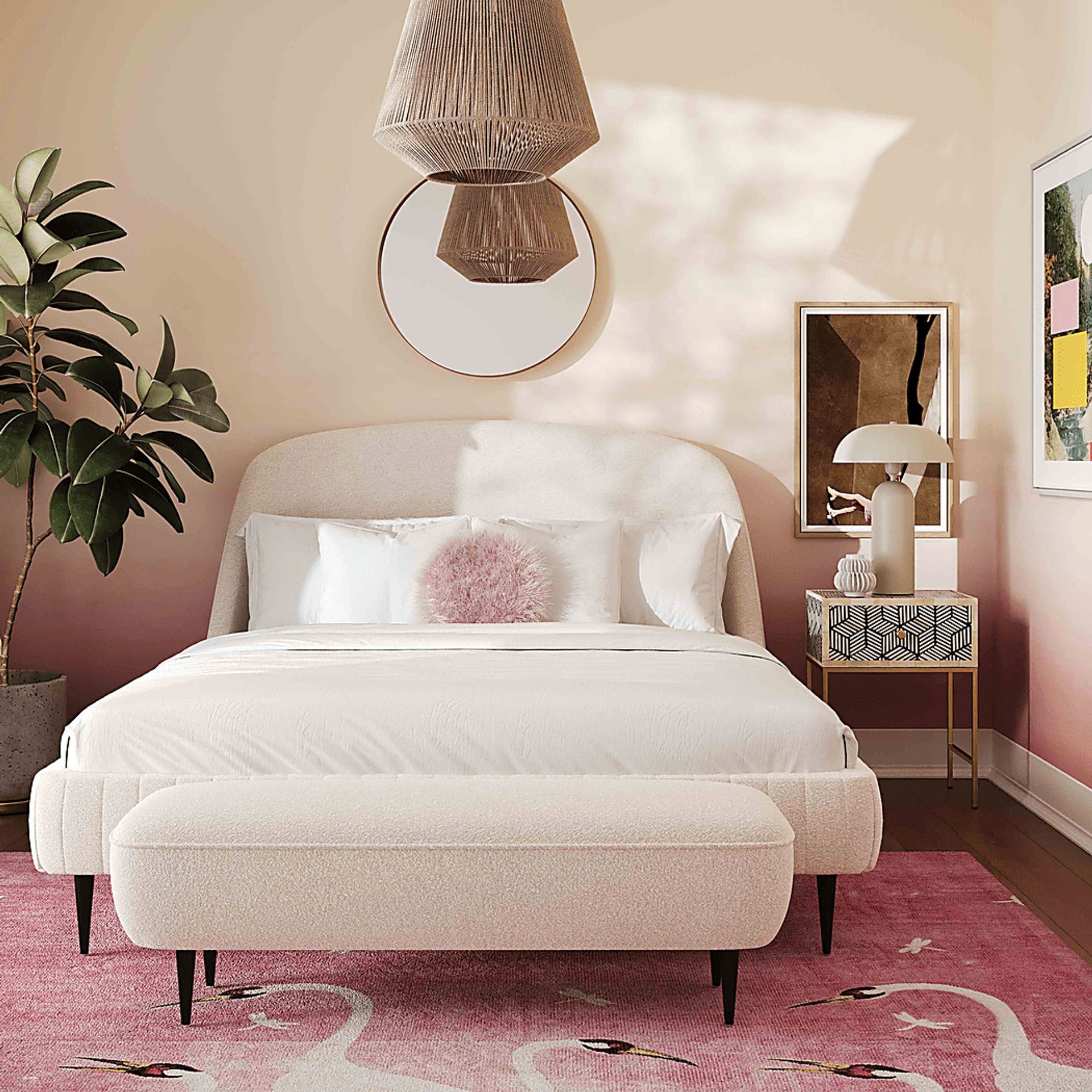 Calstan Cream Bench - Image 2