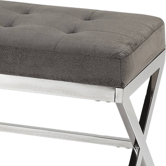 Calthorpe Gray Accent Bench - Thumbnail - Image 2