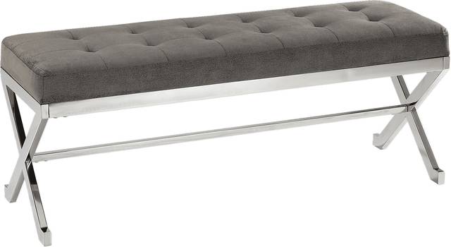 Calthorpe Gray Accent Bench - Thumbnail - Image 1