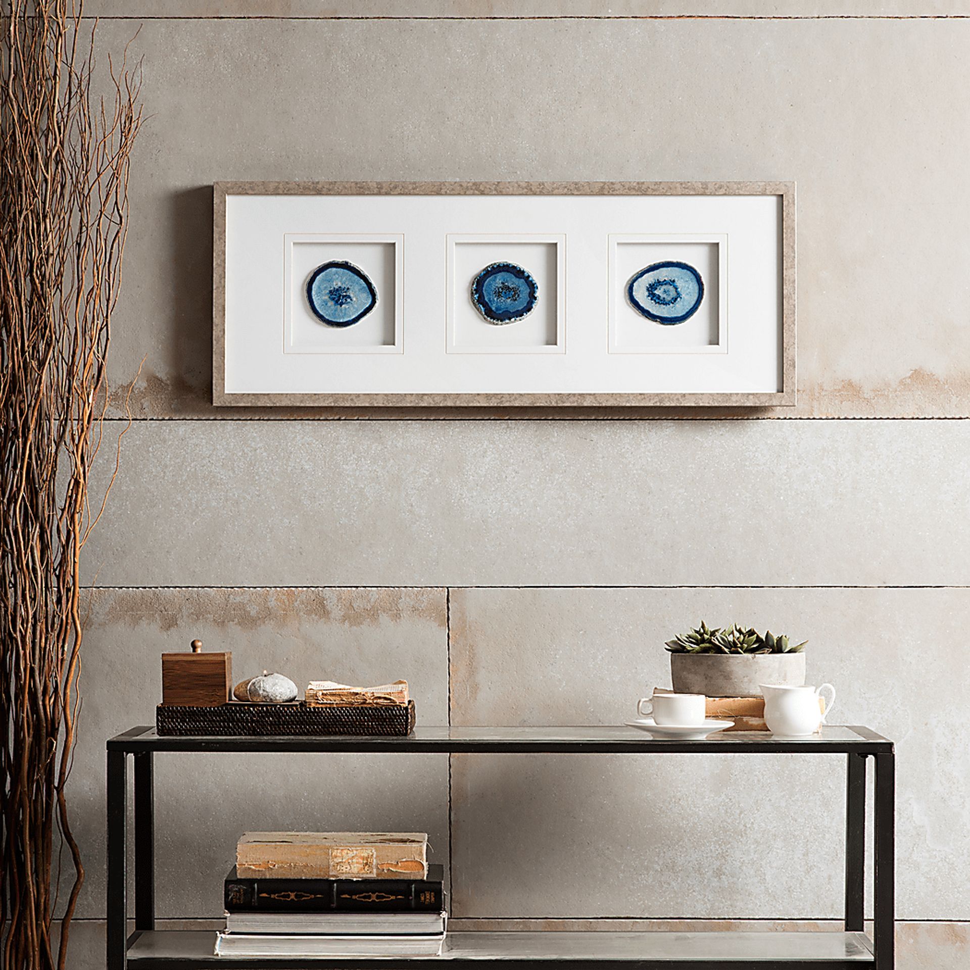 Caltrans Blue Framed Graphic Artwork - Image 4