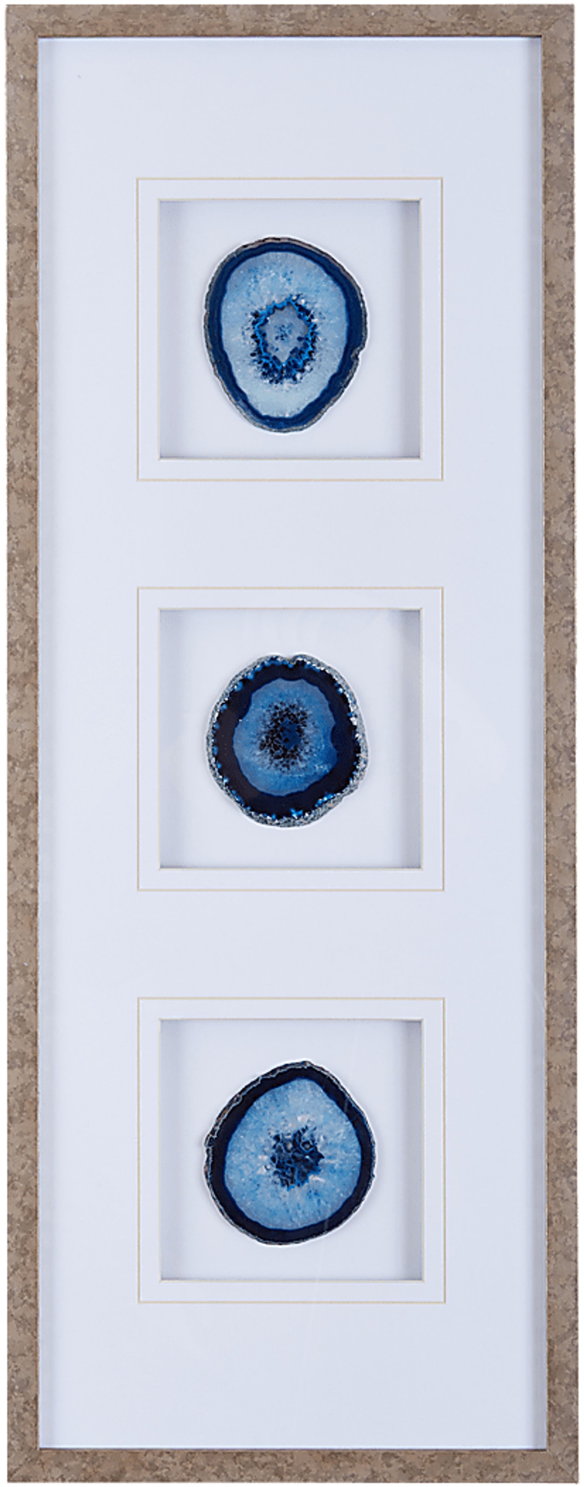 Caltrans Blue Framed Graphic Artwork - Image 1