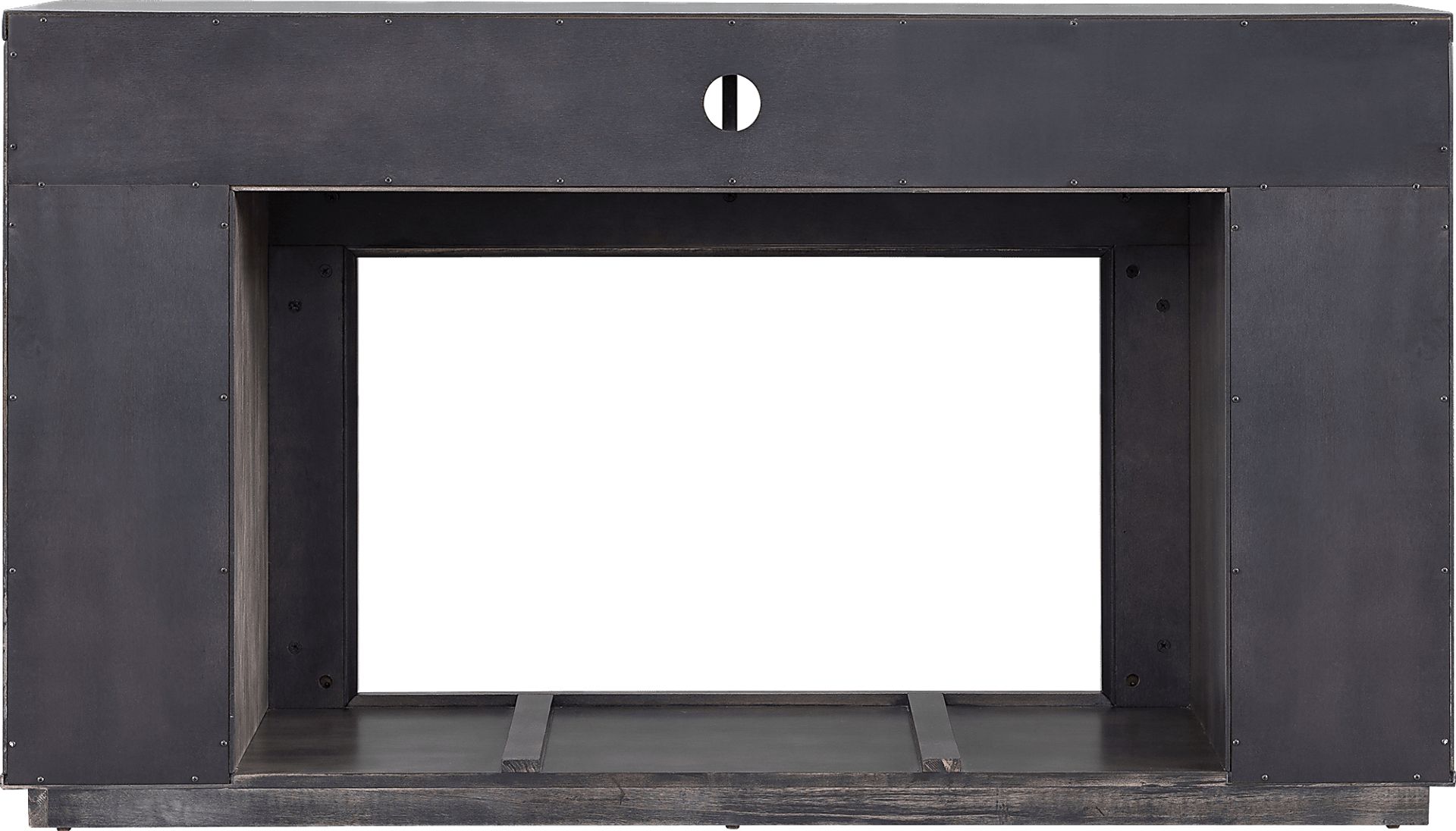 Calumet Gray 60 in. Console with Electric Fireplace - Image 5