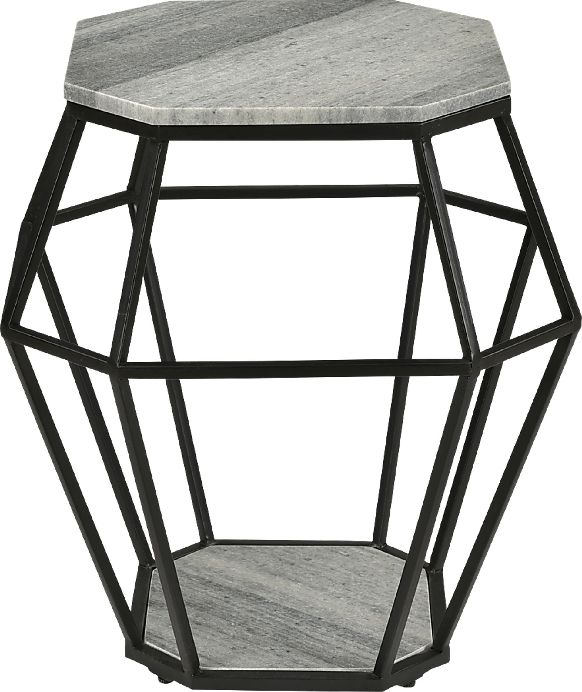 Calva Gray Accent Table - Image 2