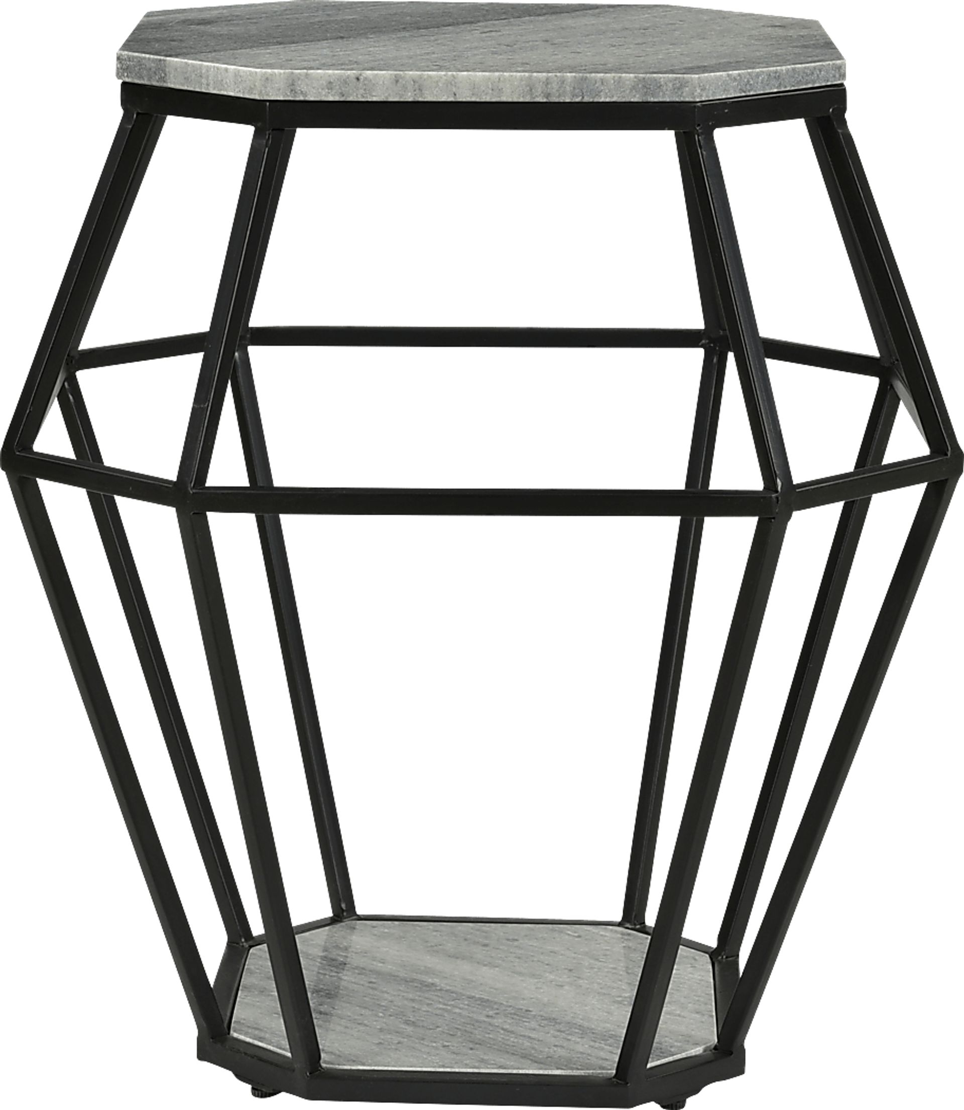 Calva Gray Accent Table - Image 3