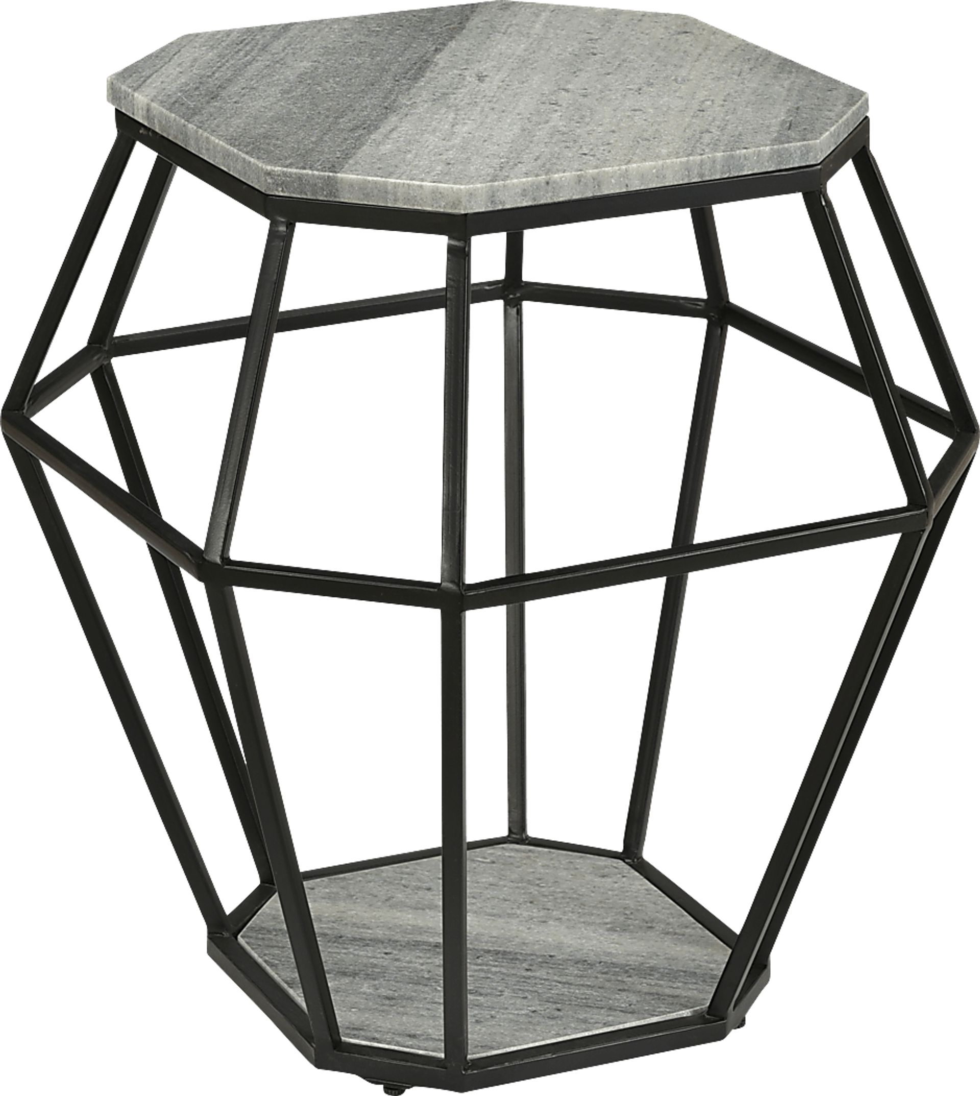 Calva Gray Accent Table - Image 1