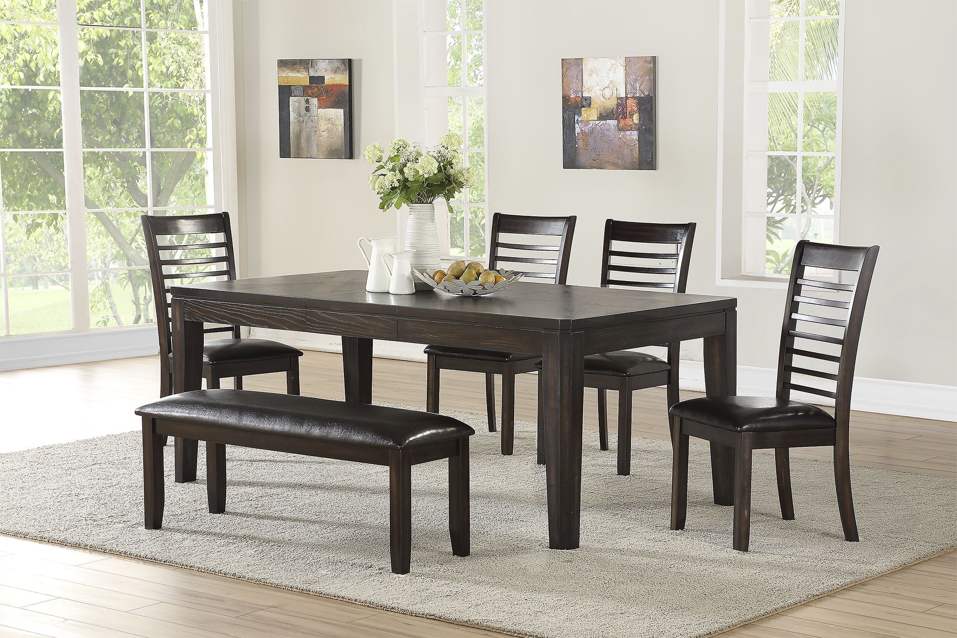 Calvert Cottage Charcoal Dining Table - Image 2