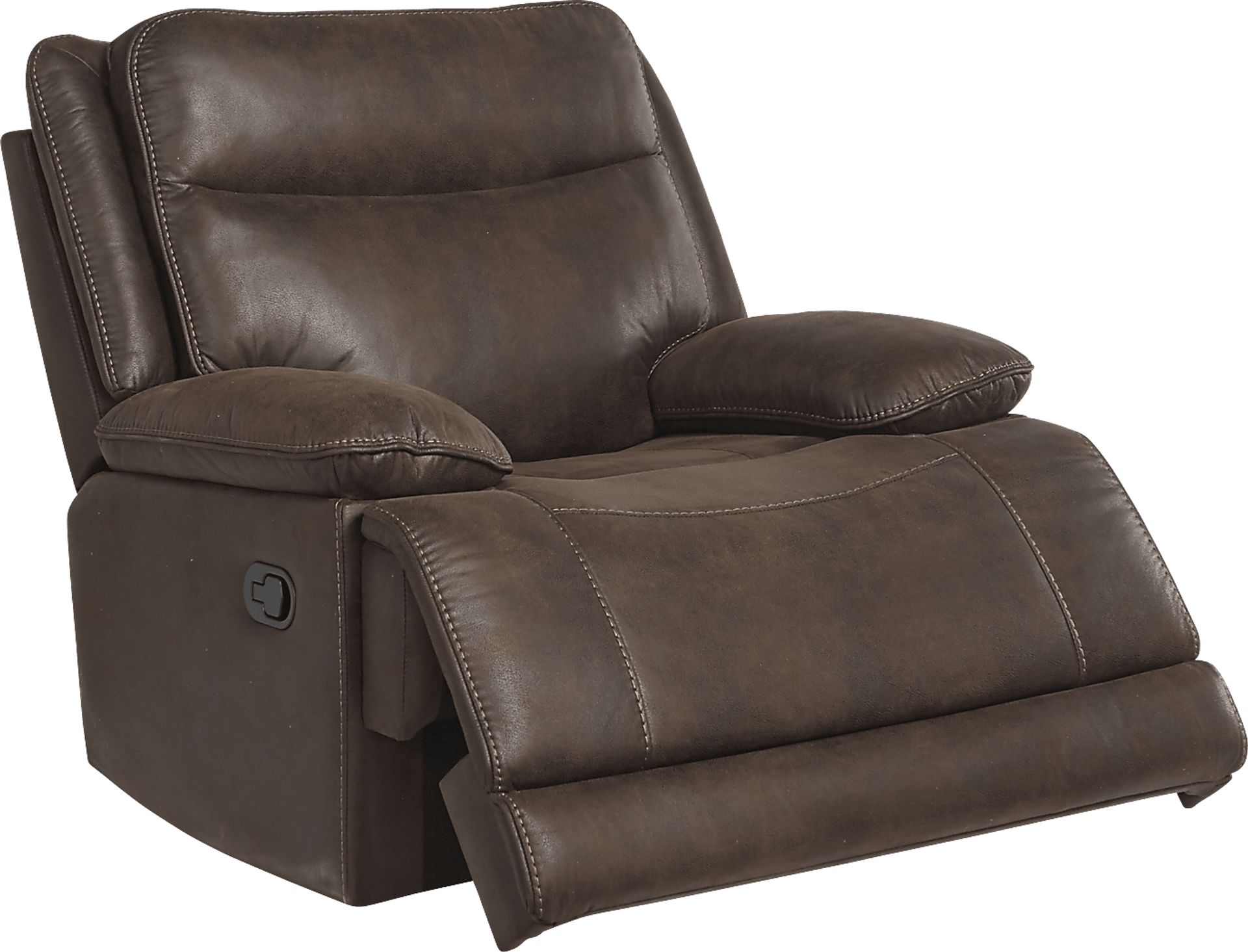 Calverton Chocolate Glider Recliner - Image 2