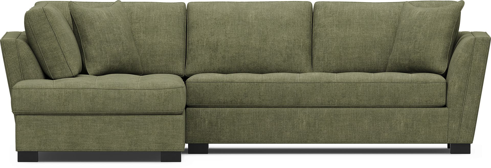 Calvin Heights Avocado Chenille 2 Pc Sectional - Image 3