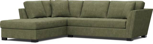 Calvin Heights Avocado Chenille 2 Pc Sectional - Thumbnail - Image 1