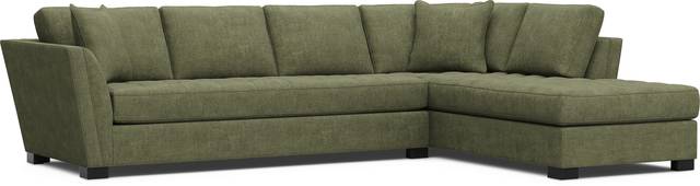 Calvin Heights Avocado Chenille 2 Pc XL Sectional - Thumbnail - Image 1