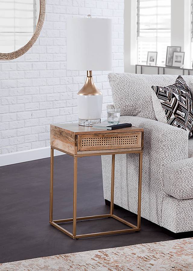 Calwa Brown End Table - Thumbnail - Image 2