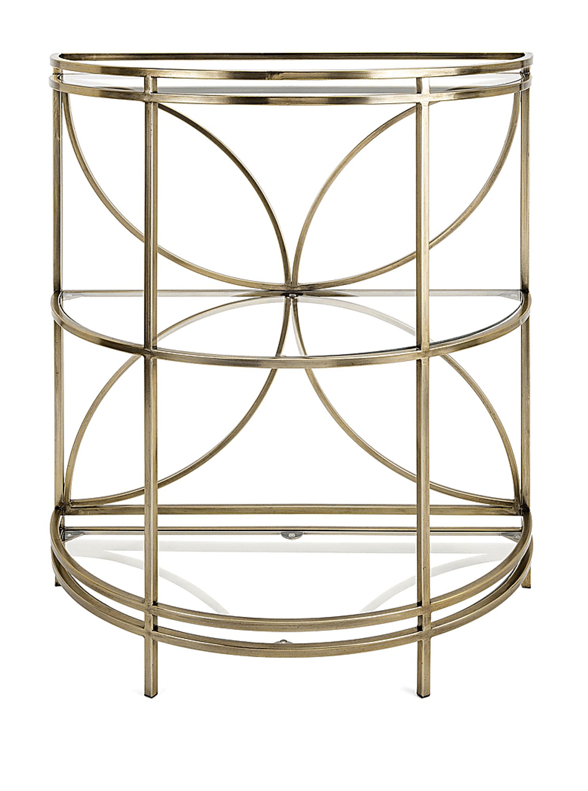 Calypsa Gold Sofa Table - Image 2
