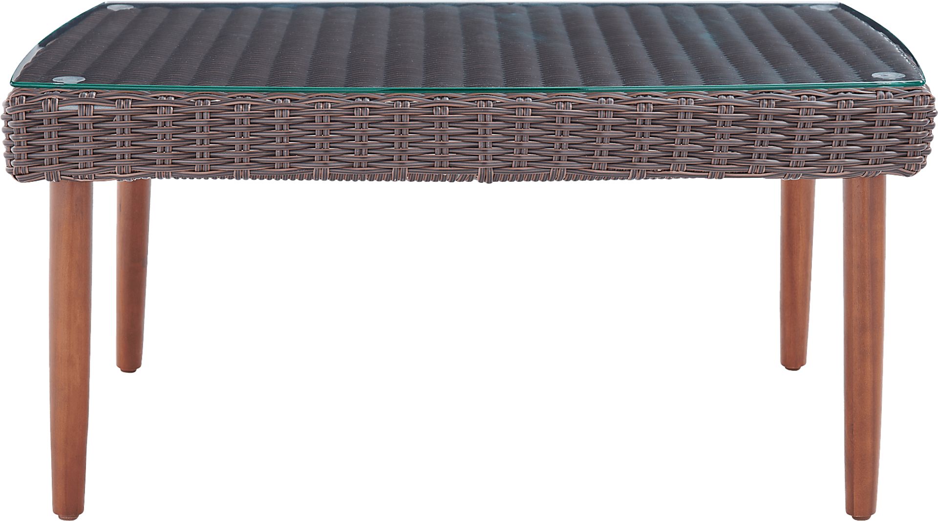 Camack I Brown Outdoor Cocktail Table - Image 1