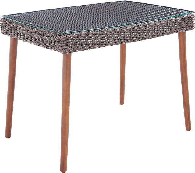 Camack II Brown Outdoor Cocktail Table - Thumbnail - Image 1