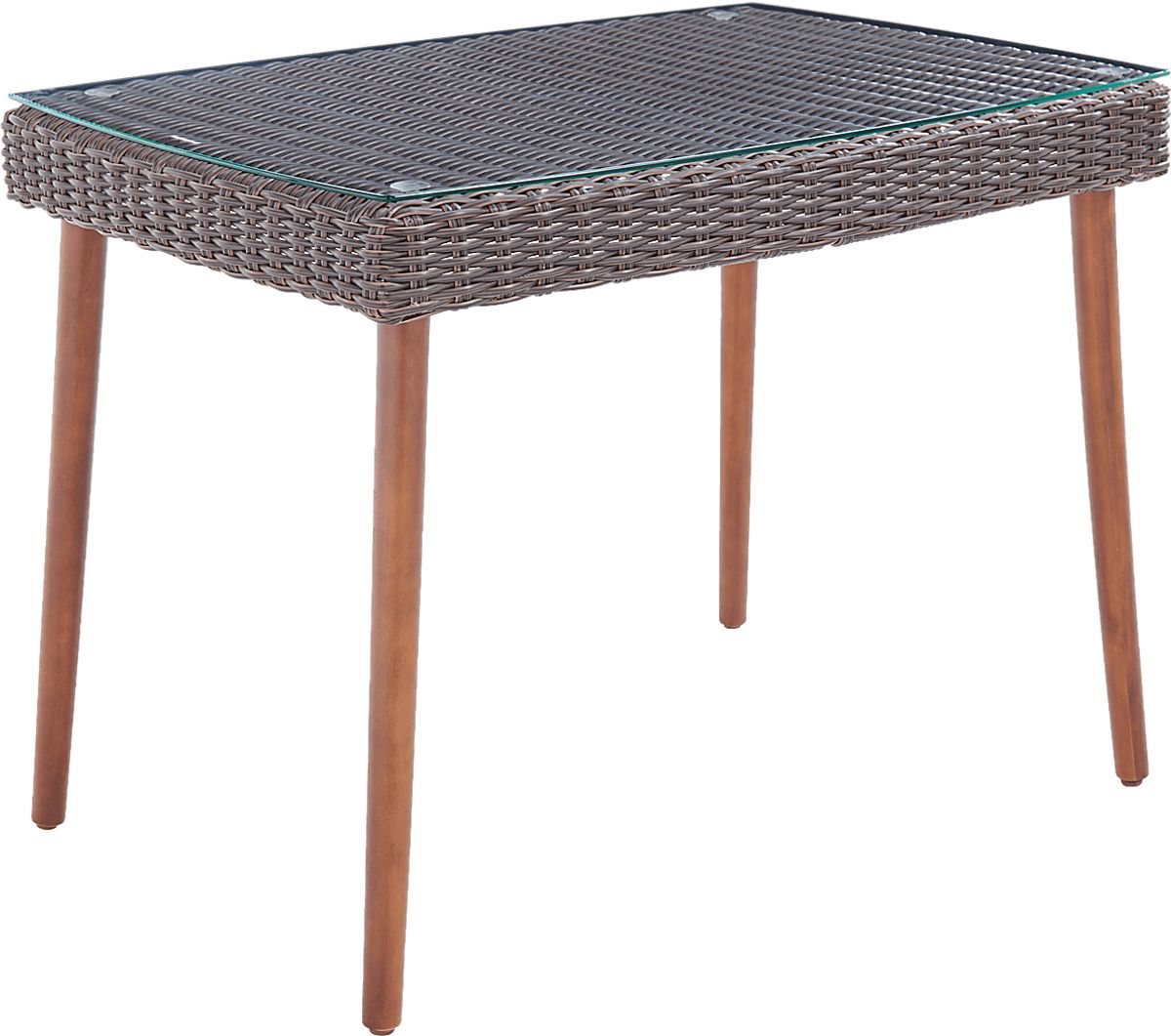 Camack II Brown Dark Wood Outdoor Coffee Table Rooms to Go