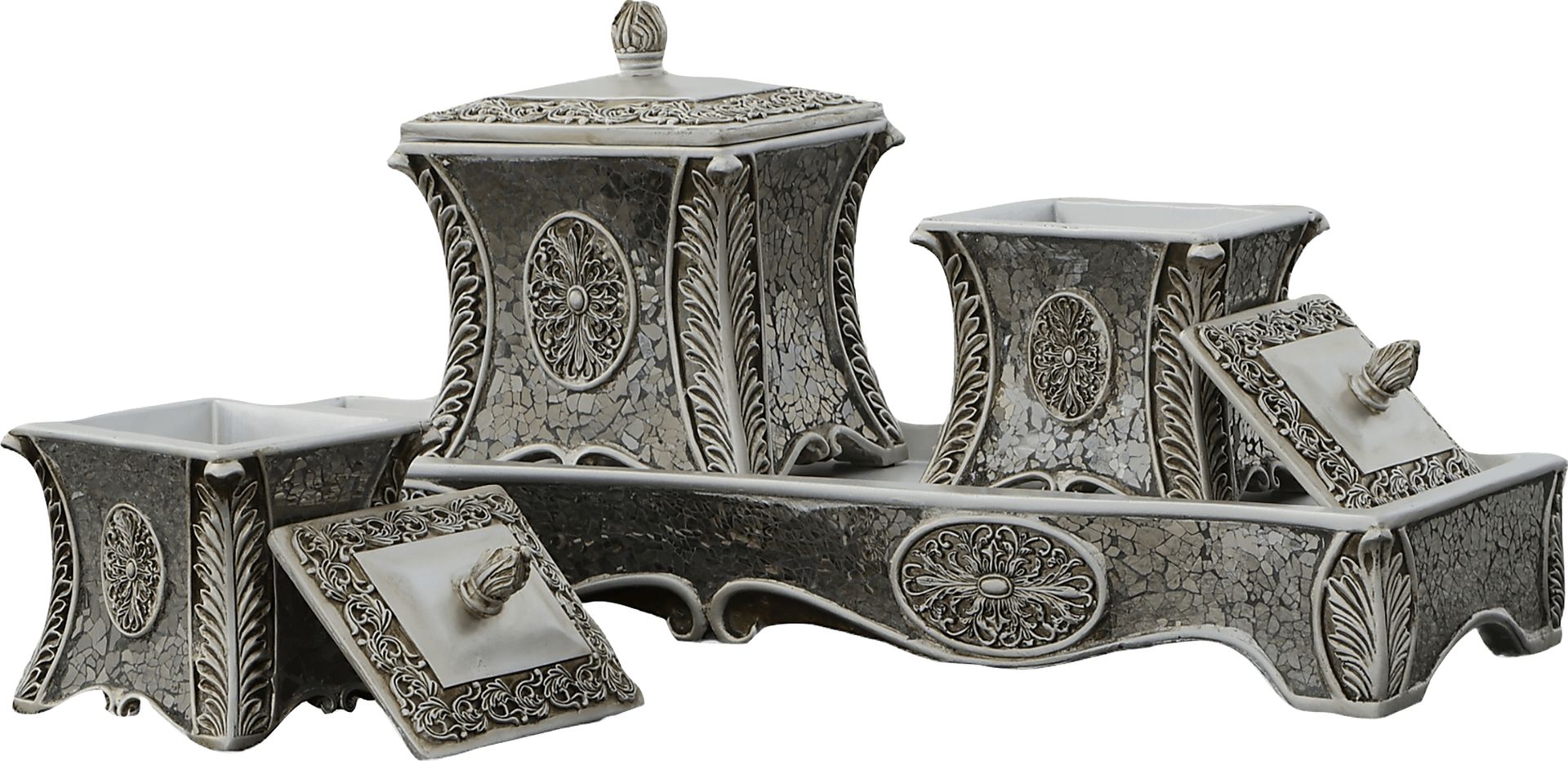 Camaris Silver Tray, Set of 4 - Image 2