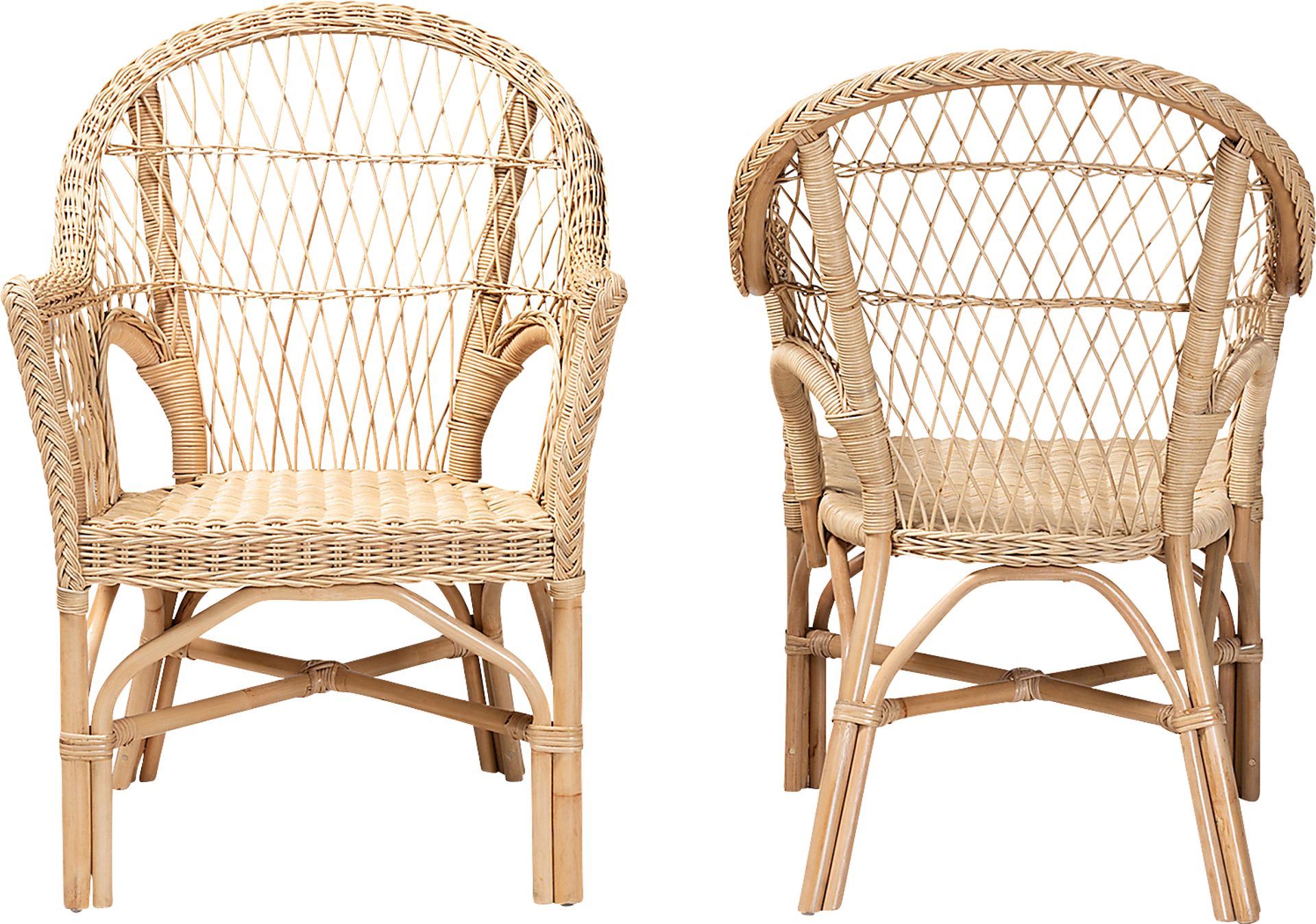 Camarra Natural Accent Chair, Set of 2 - Image 4