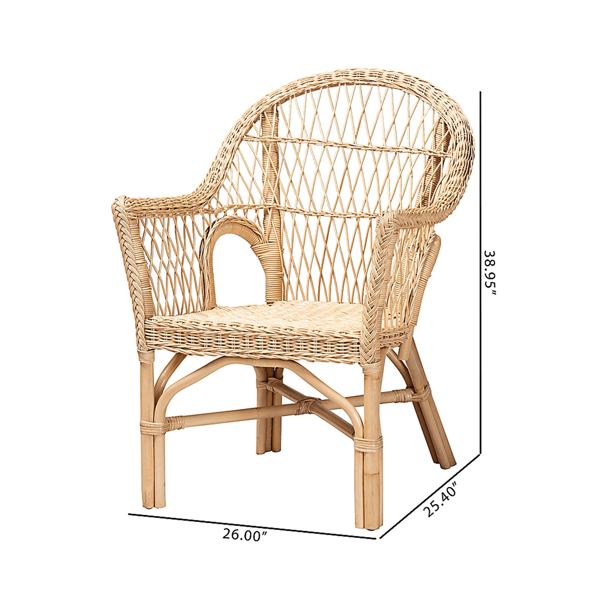 Camarra Natural Accent Chair, Set of 2 - Image 9