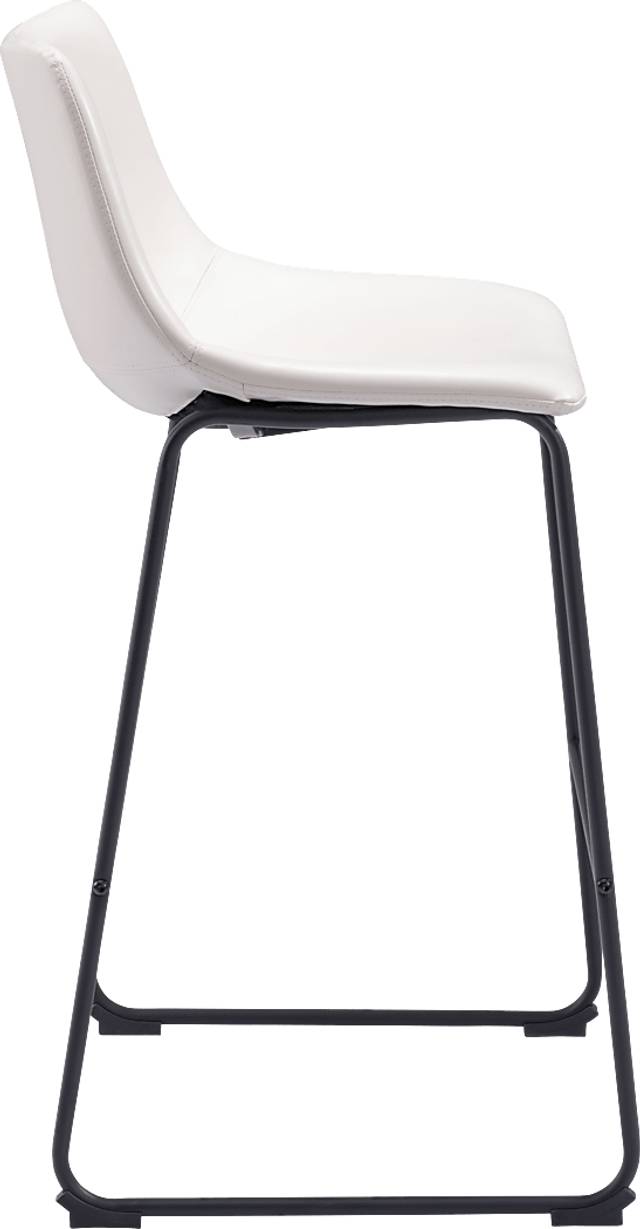 Camberley White Bar Height Stool, Set of 2 - Thumbnail - Image 3