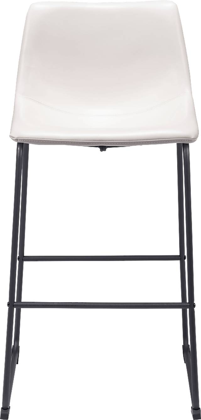 Camberley White Bar Height Stool, Set of 2 - Thumbnail - Image 4