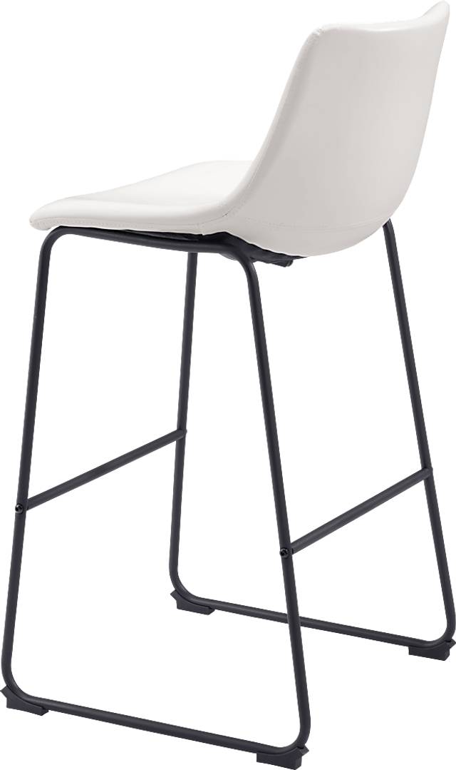 Camberley White Bar Height Stool, Set of 2 - Thumbnail - Image 6