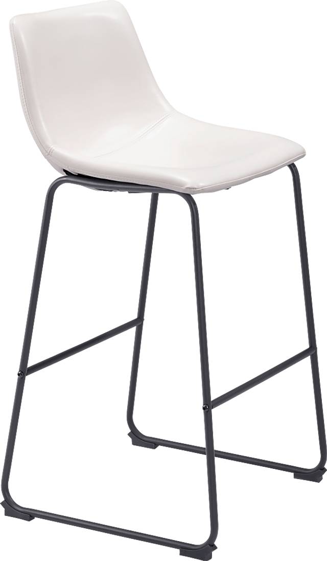 Camberley White Bar Height Stool, Set of 2 - Thumbnail - Image 7