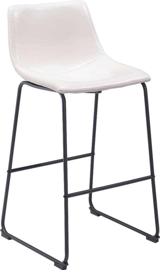 Camberley White Bar Height Stool, Set of 2 - Thumbnail - Image 8