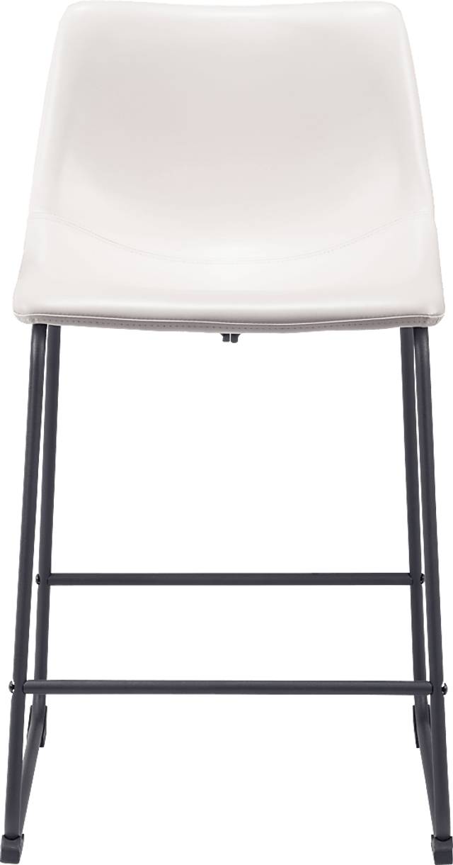 Camberley White Counter Height Stool, Set of 2 - Thumbnail - Image 4