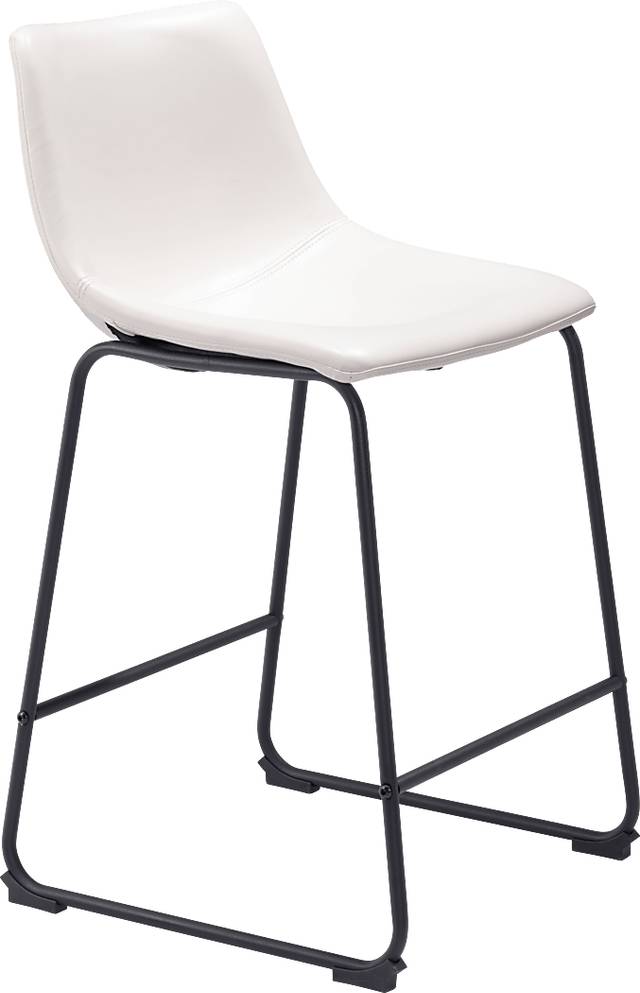 Camberley White Counter Height Stool, Set of 2 - Thumbnail - Image 7