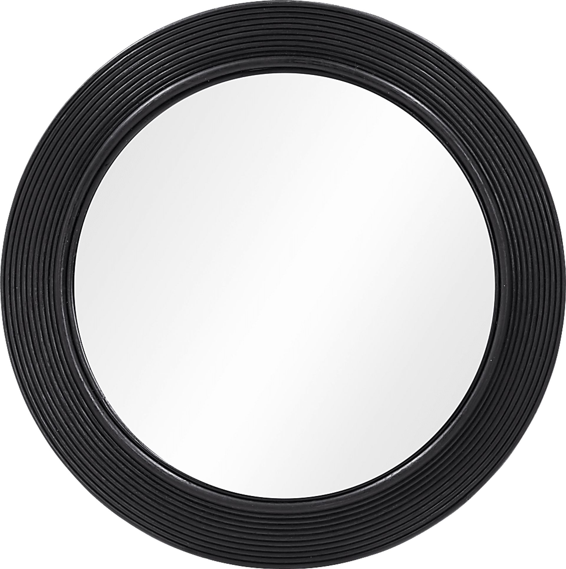 Cambertree Black Round Mirror - Image 1