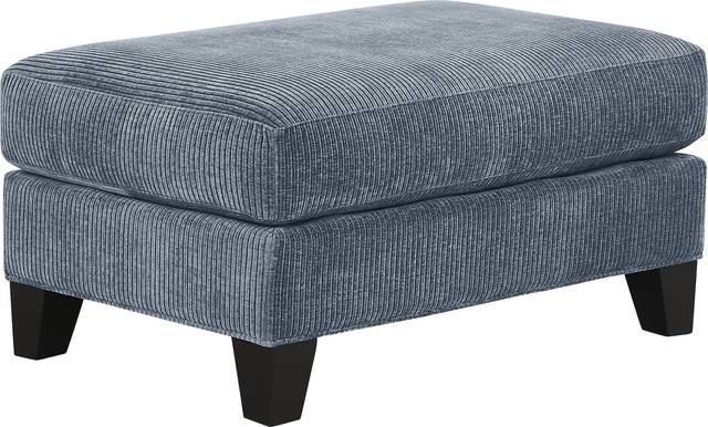 Cambria Blue Ottoman - Thumbnail - Image 1