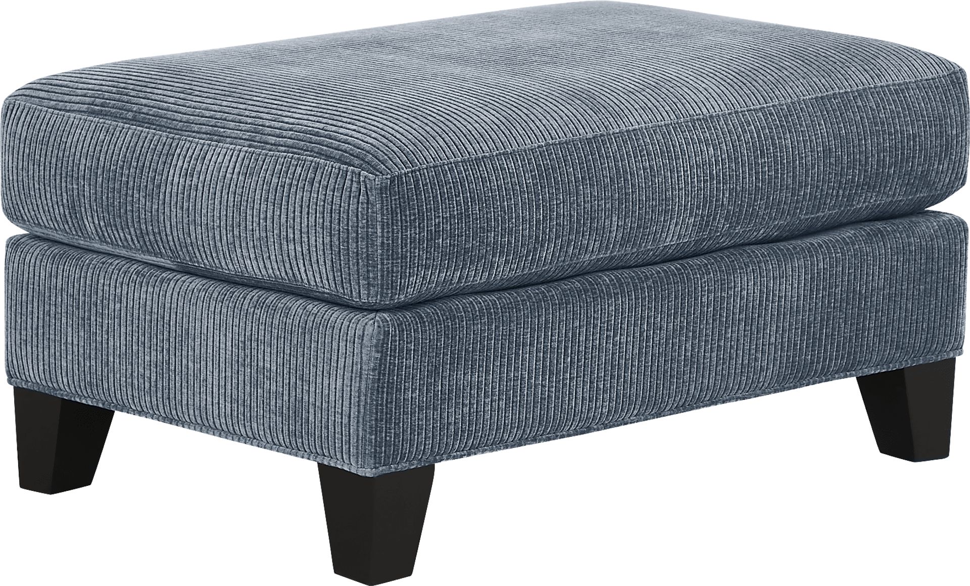 Cambria Blue Ottoman - Image 1