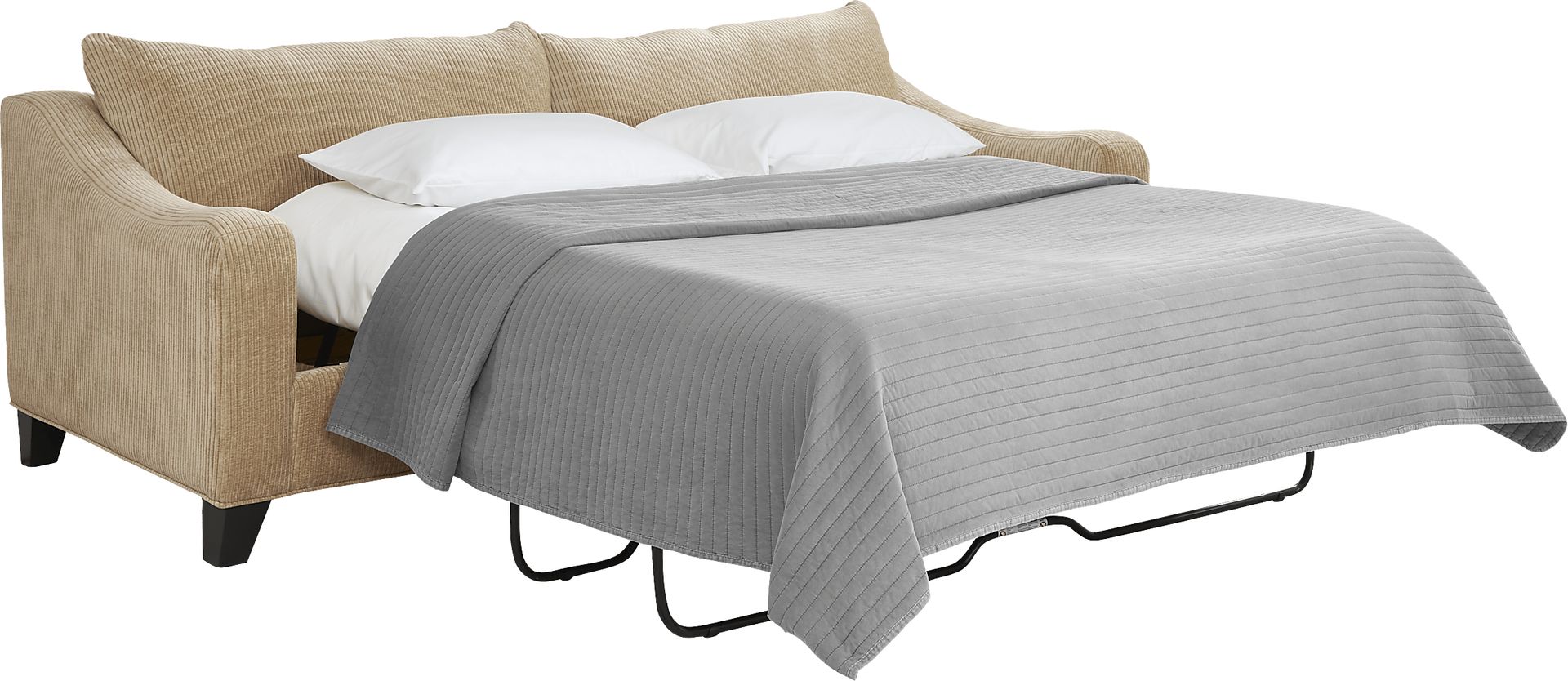 Cambria Gold 7 Pc Living Room with Sleeper Sofa - Image 3