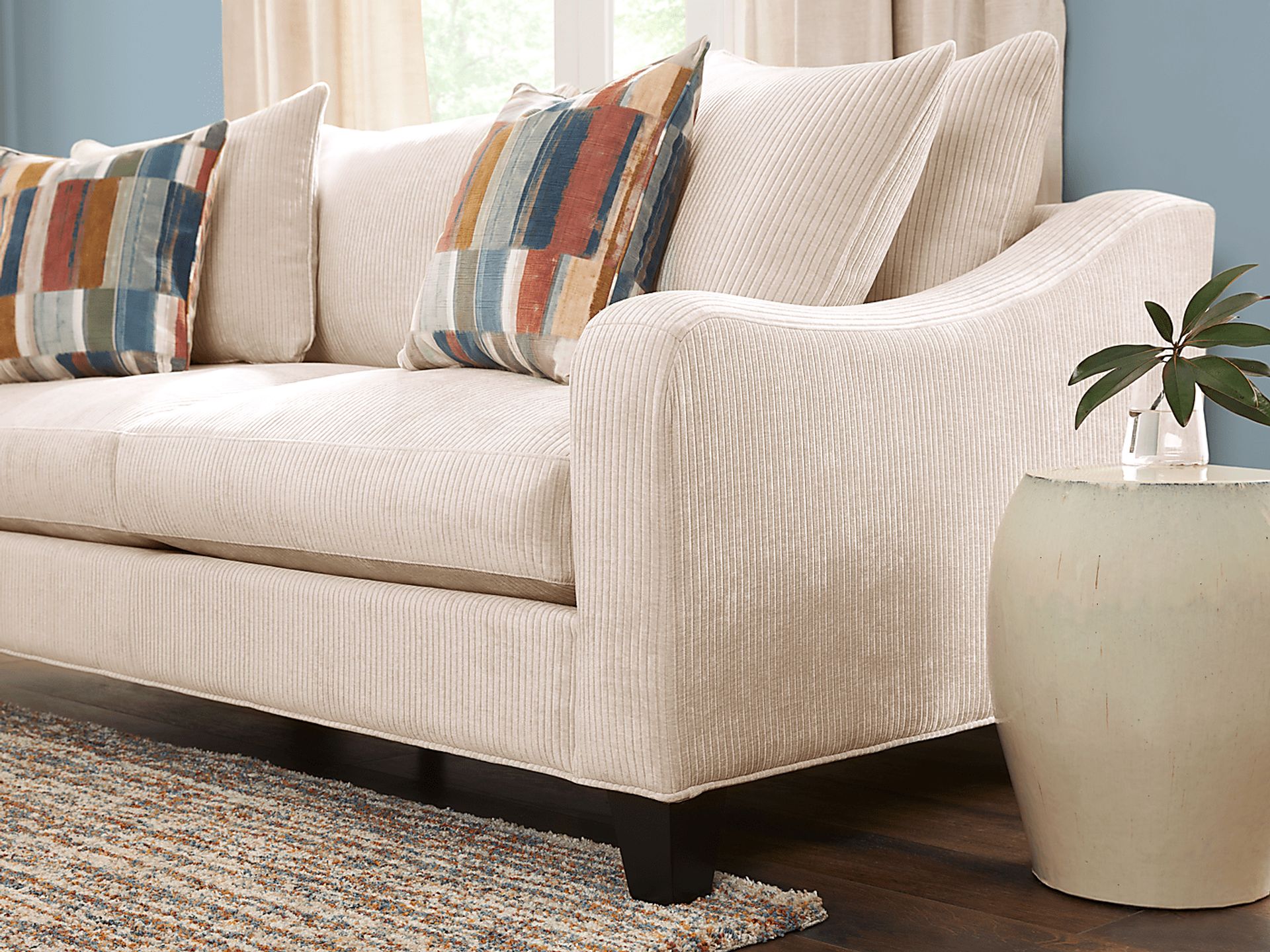 Cambria Ivory 9 Pc Living Room - Image 3
