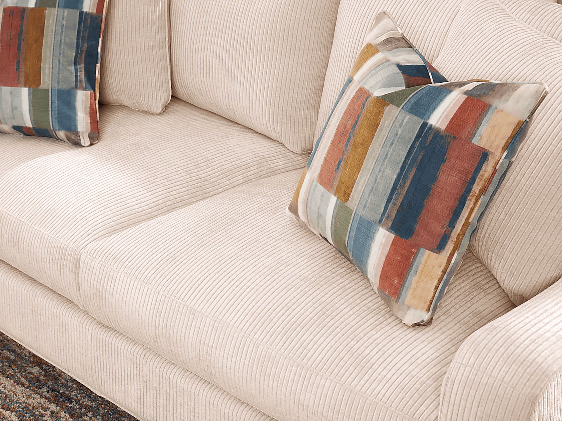 Cambria Ivory 9 Pc Living Room - Image 4
