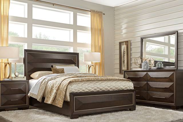 Cambrian Court Brown 6 Pc King Panel Bedroom - Thumbnail - Image 1