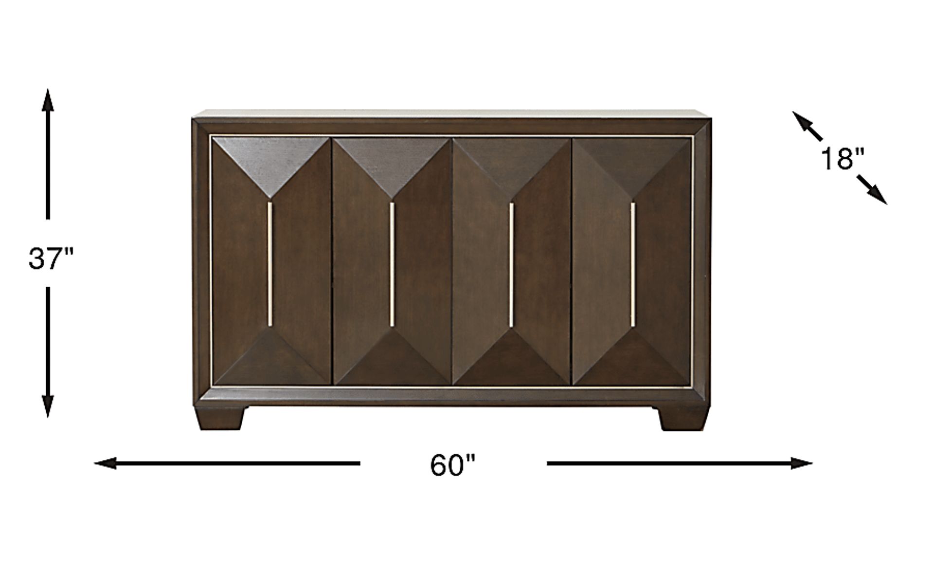 Dimension Image. Please refer to the Dimension Tab on this page for dimension details.