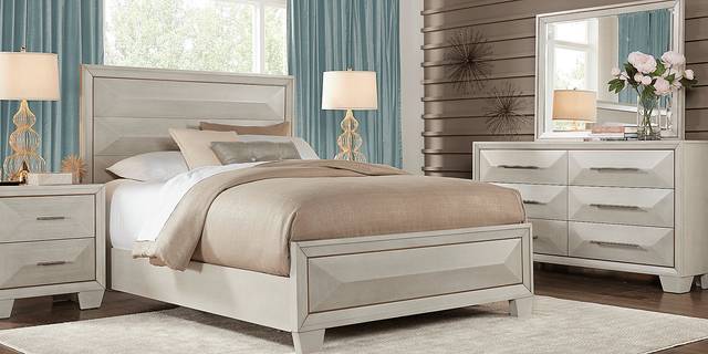 Cambrian Court White 5 Pc Queen Panel Bedroom - Thumbnail - Image 2