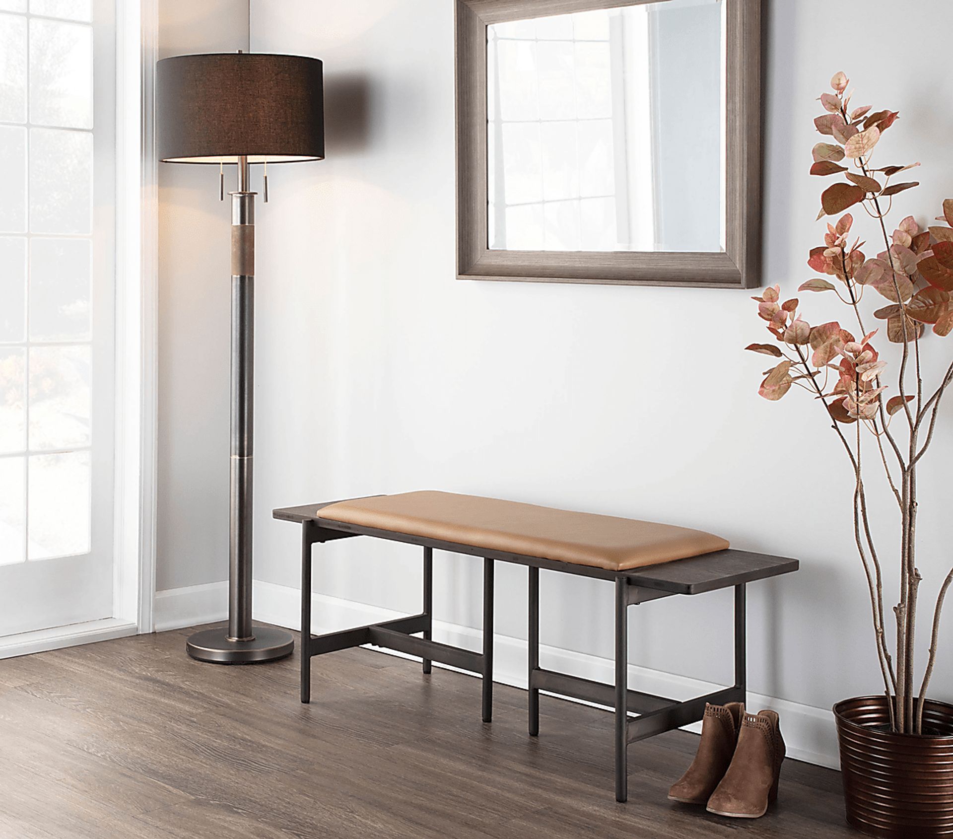 Cambronne Camel Accent Bench - Image 8