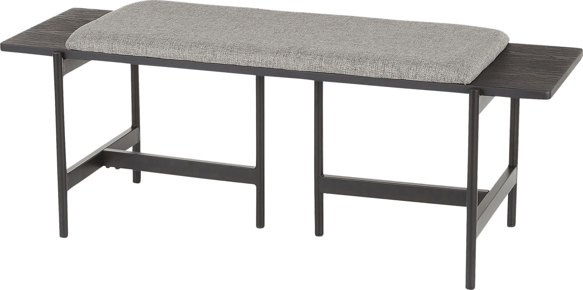 Cambronne Gray Accent Bench - Image 3