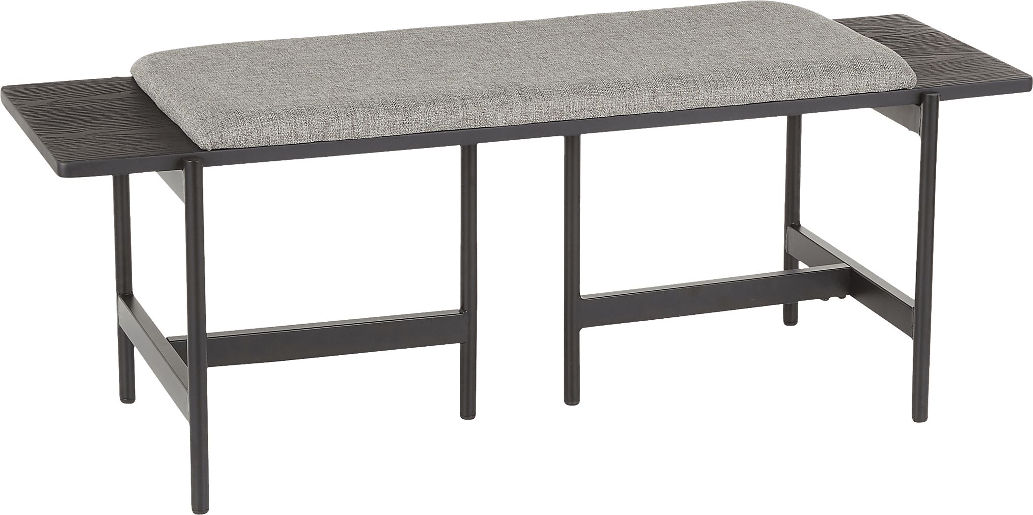 Cambronne Gray Accent Bench