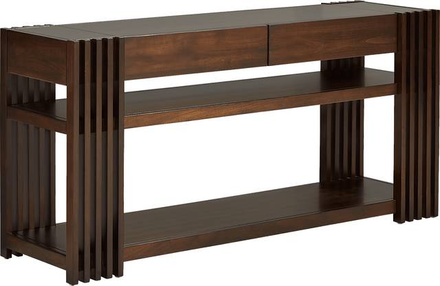 Camellia Brown Cherry Console Table - Thumbnail - Image 1