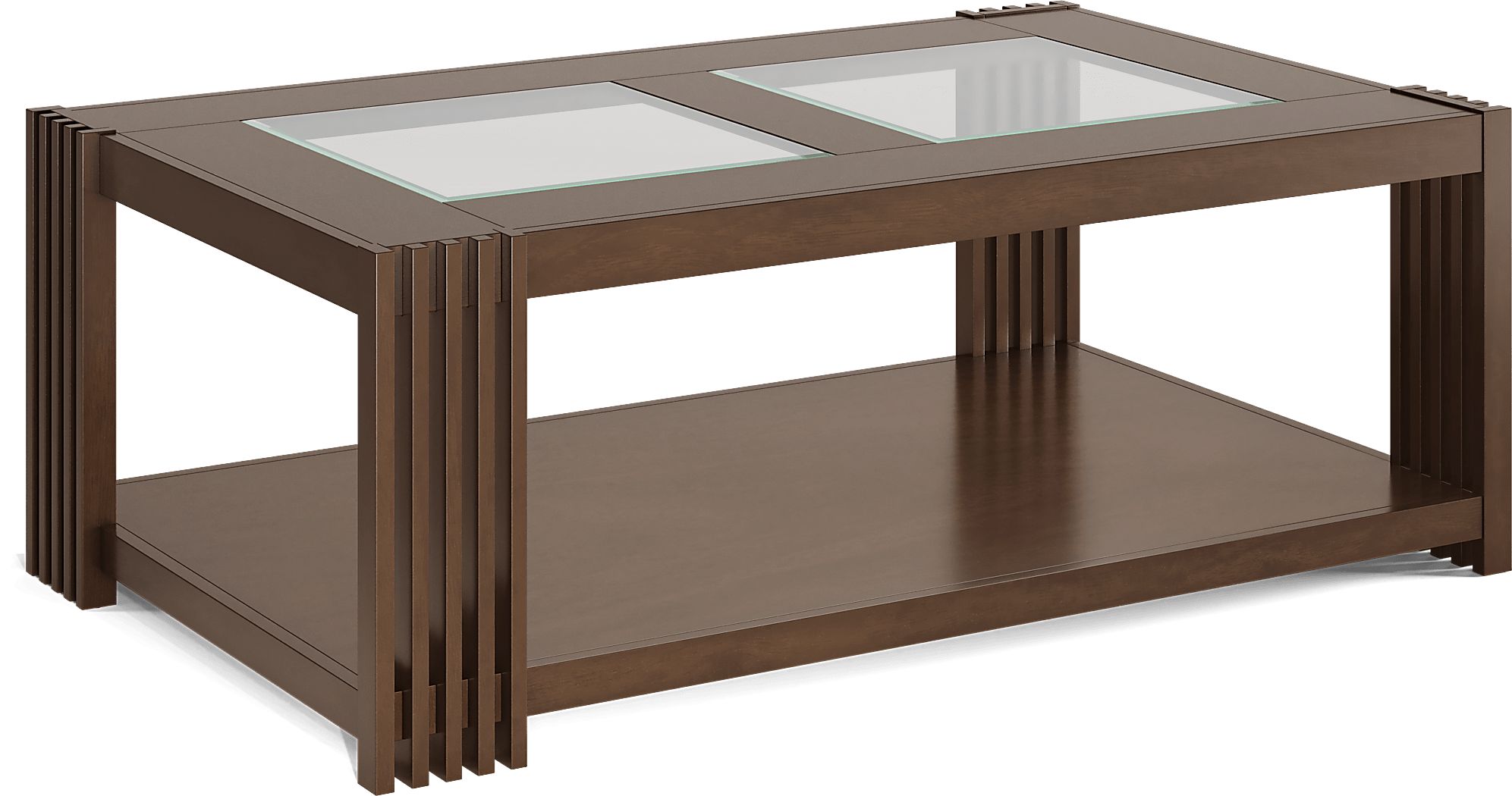 Camellia Brown Cherry Rectangle Cocktail Table Rooms To Go