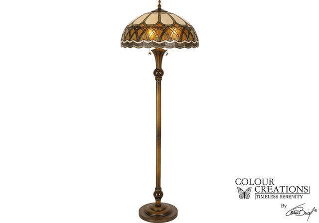 Cameron Tiffany Style Floor Lamp - Thumbnail - Image 1