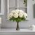 Camerota White Floral Arrangment with Vase
