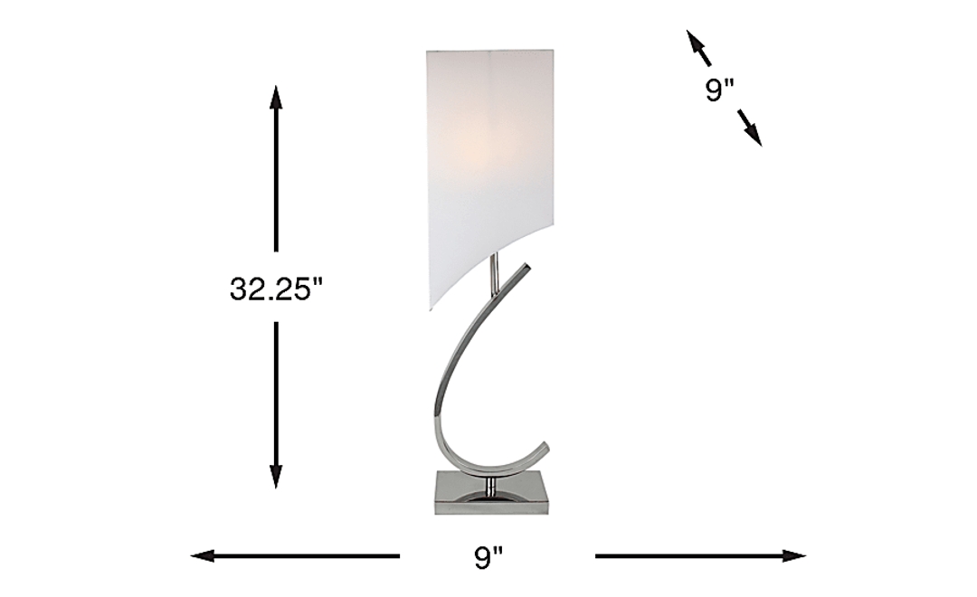 Camia Silver Lamp