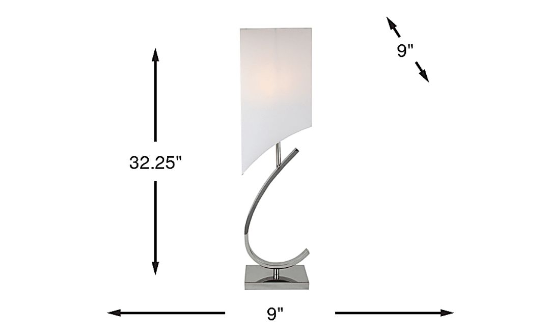 Camia Silver Lamp