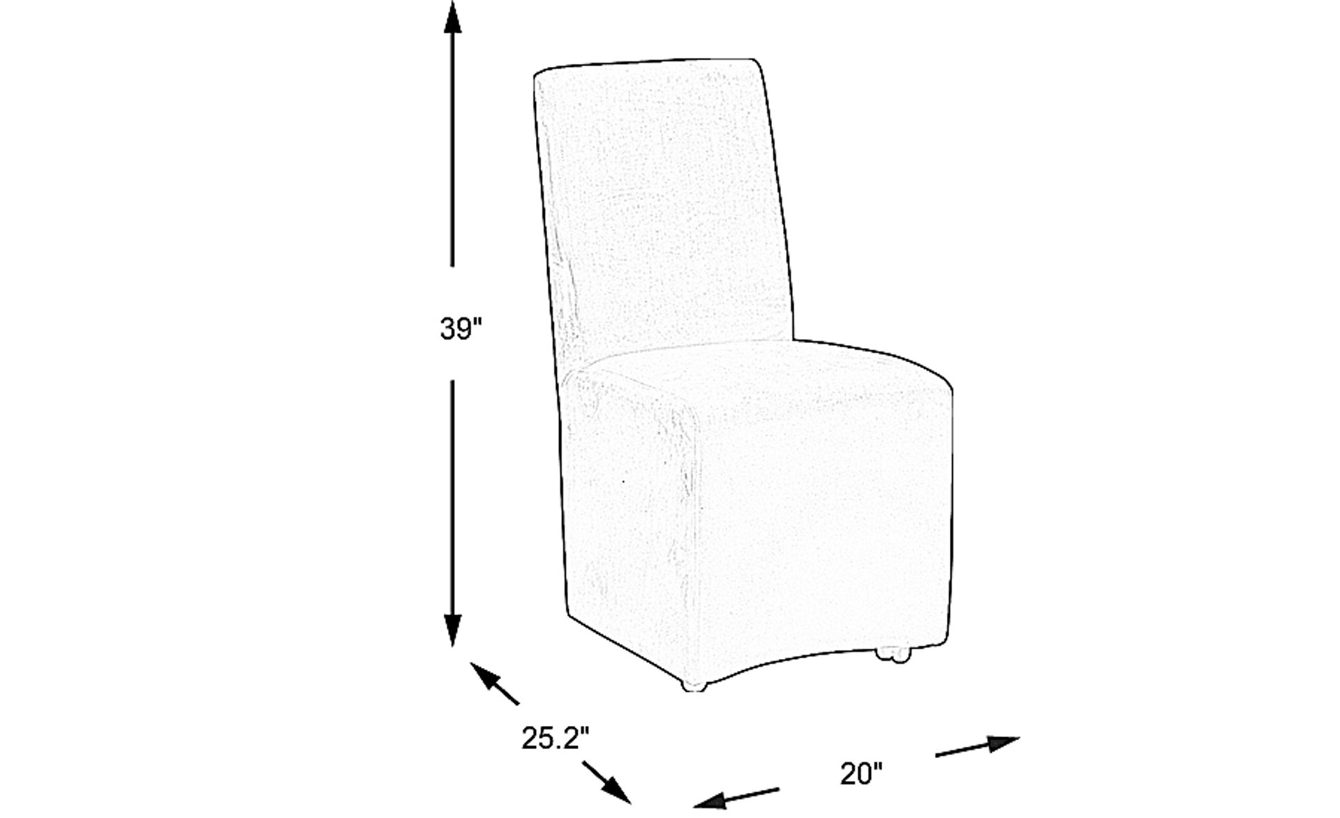 Dimension Image. Please refer to the Dimension Tab on this page for dimension details.