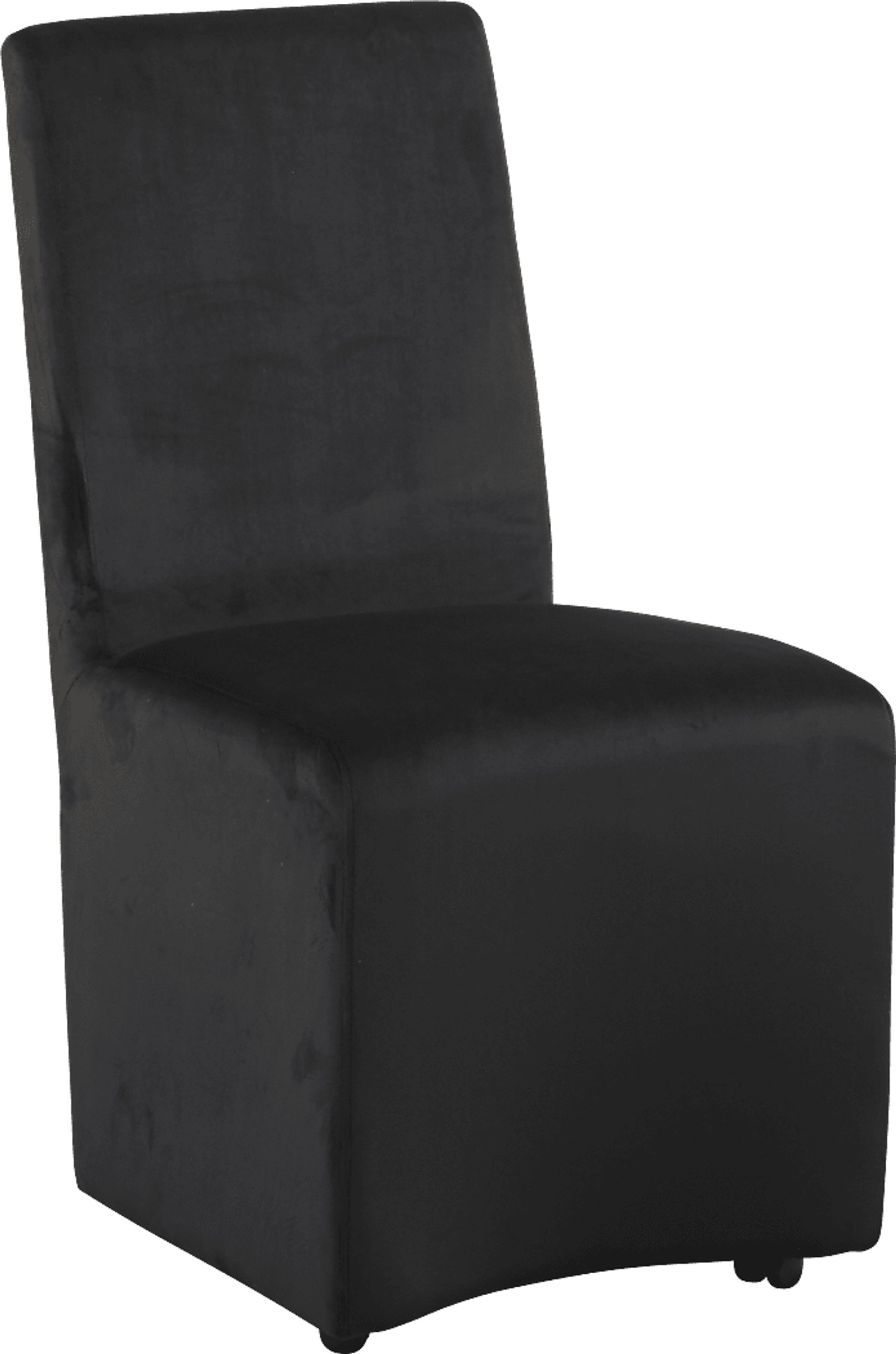 Camilee Black Side Chair - Image 1