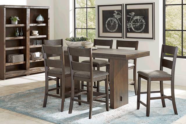 Camille Chestnut Counter Height Dining Table - Thumbnail - Image 2